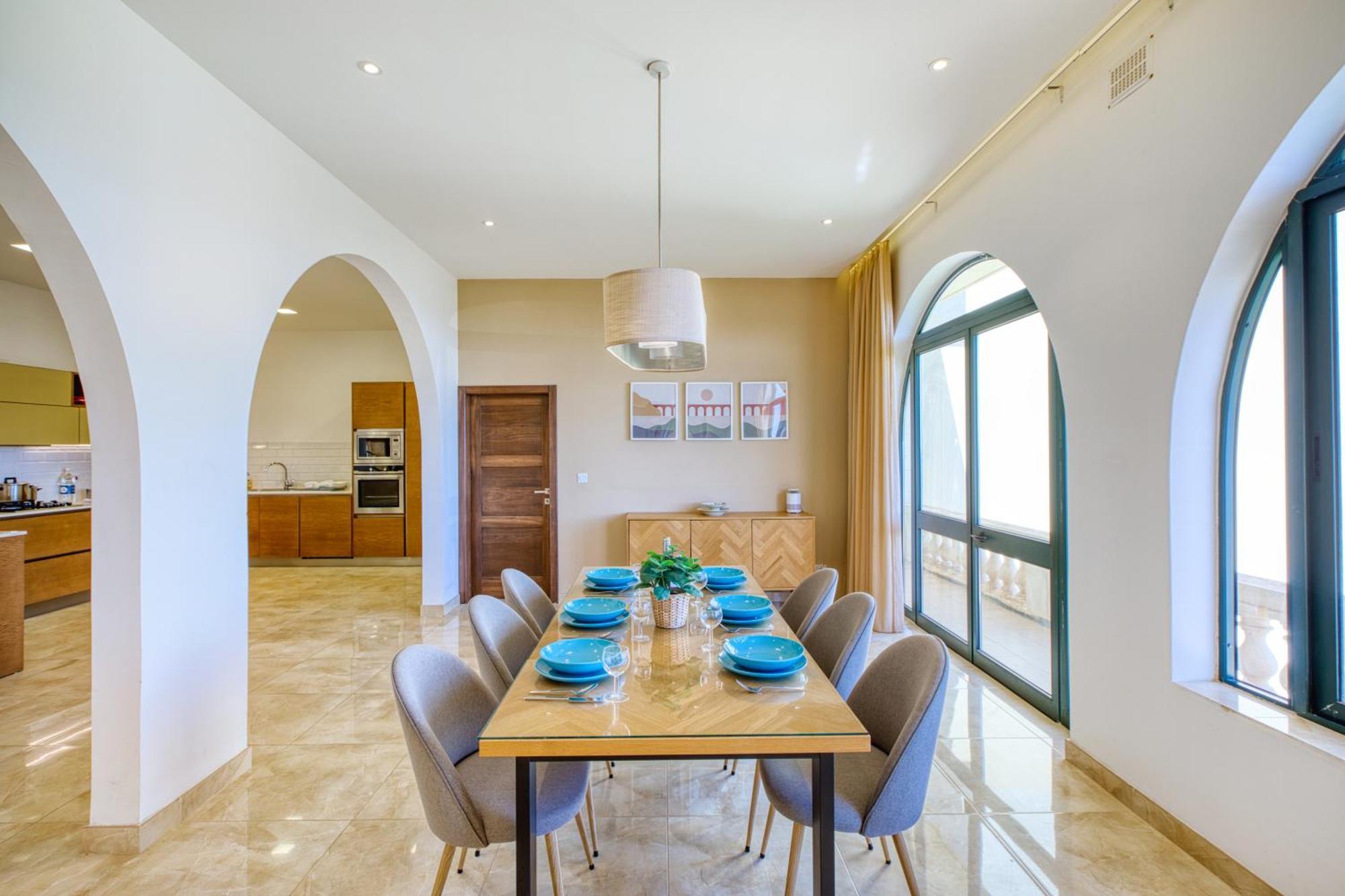 Spacious, Bright, Valley & Sea View Maisonette Xagħra Kültér fotó