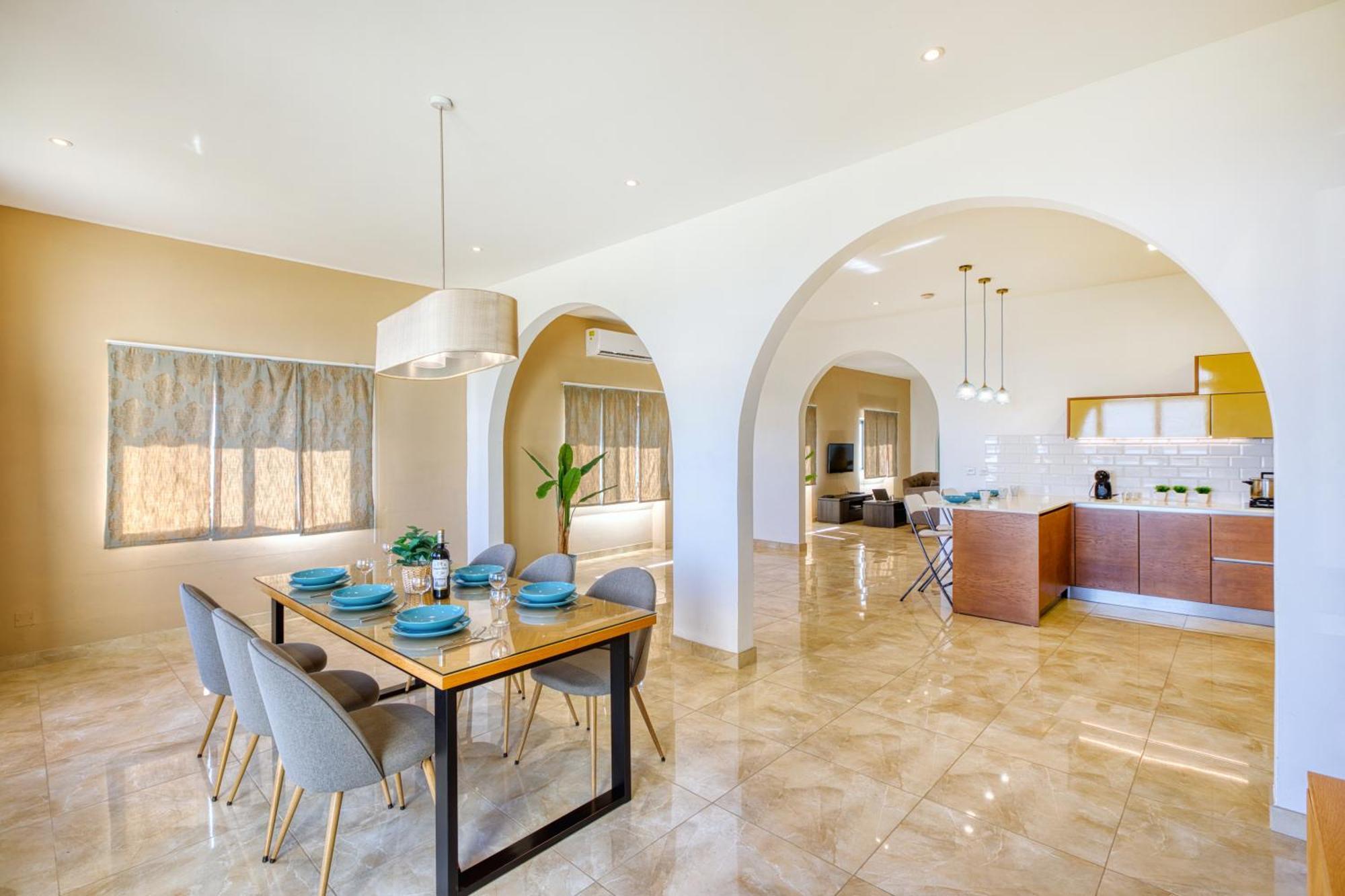 Spacious, Bright, Valley & Sea View Maisonette Xagħra Kültér fotó